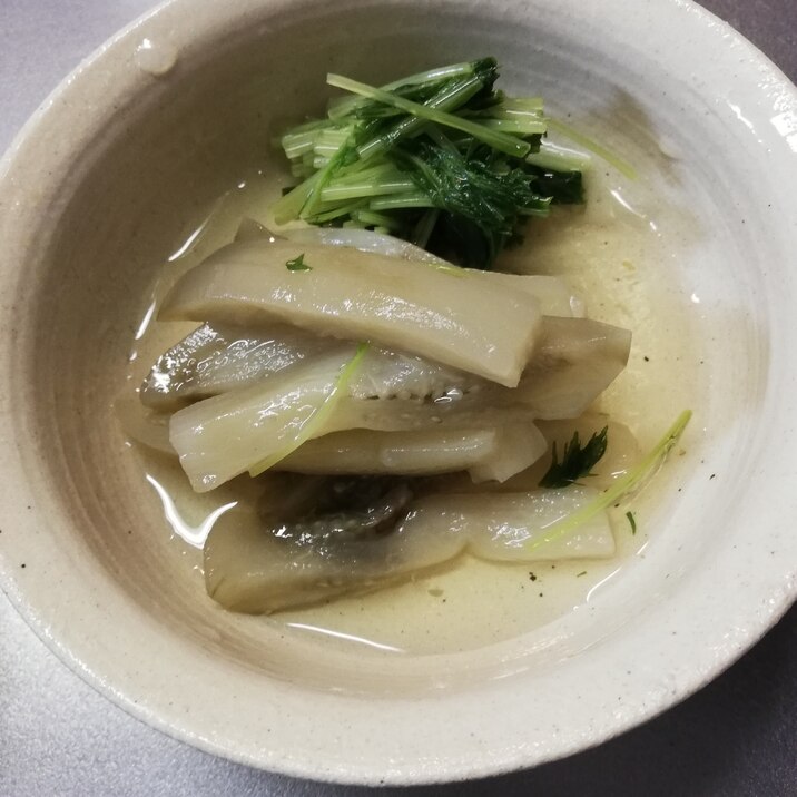 茄子の白だし煮